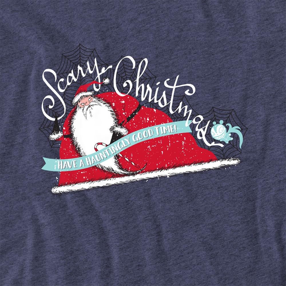 The Nightmare Before Christmas Unisex Adult Scary Heather Christmas T-Shirt