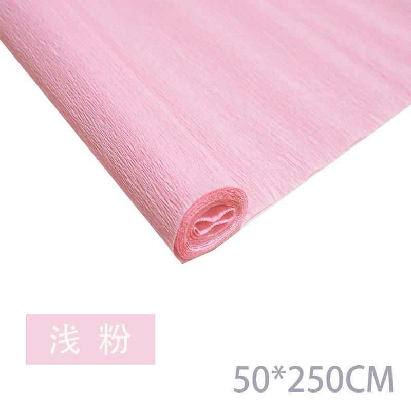 Color Handmade Crepe Paper Diy Paper Flower Material Gift Paper Roll Edge Paper Kindergarten Handmade Flower Origami