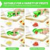 Grape Tomato Cherry Strawberry Cutter, Green Multifunctional Vegetable And Fruit Cutter, No Blade, Creative Kids Supplies