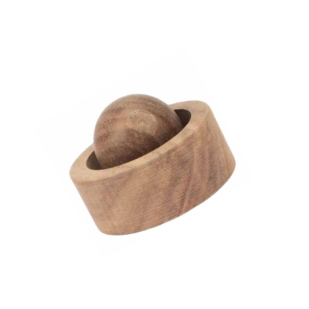 Solid Wood Sphere Scented Diffuser Reusable Aromatherapy Decor Perfect For Bedroom Living Room And Vehicle Use