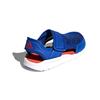 Adidas Fortaswim Space Leather Comfortable Versatile Flat Childrens Sandals Kids Sandals Blue Orange White AC8253