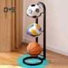 Basketbollsförvaringsställ Vertikalt bollställ Bollförvaringshållare Organizer Platssparande displayställ för volleyboll fotboll fotboll