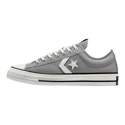 Star Player 76 Low Premium Canvas - Klasické sivé unisex tenisky Vintage-biela A11510C