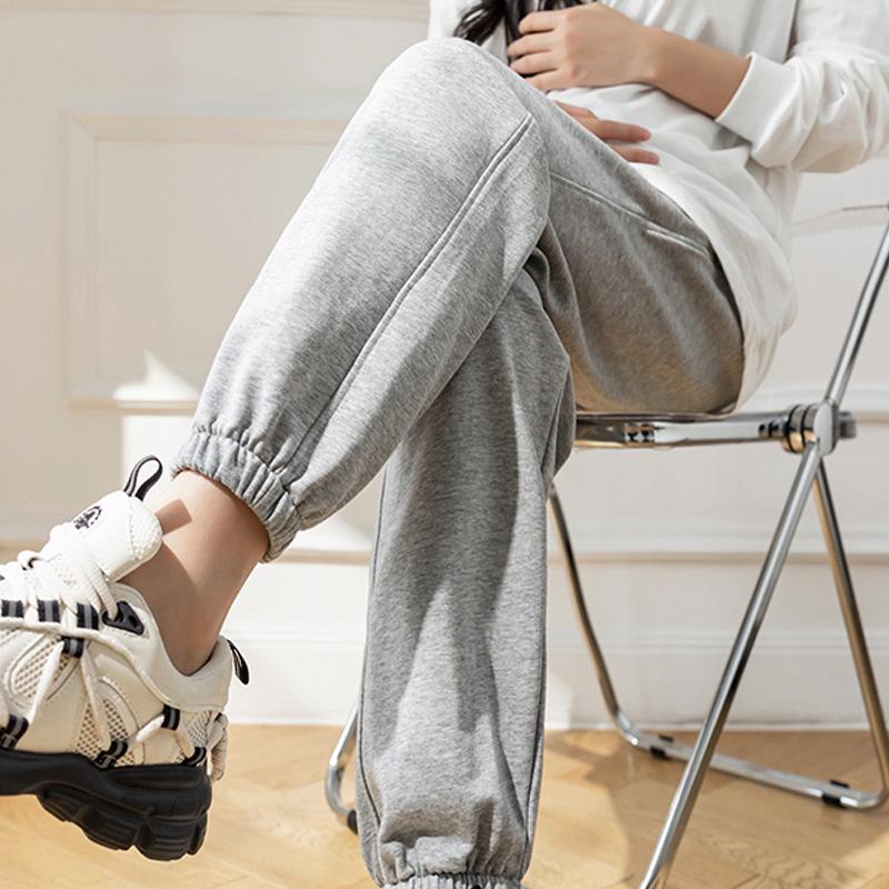 Maternity Harem Sweatpants: Autumn/Winter Casual Loose Fit with Cuffed Ankles