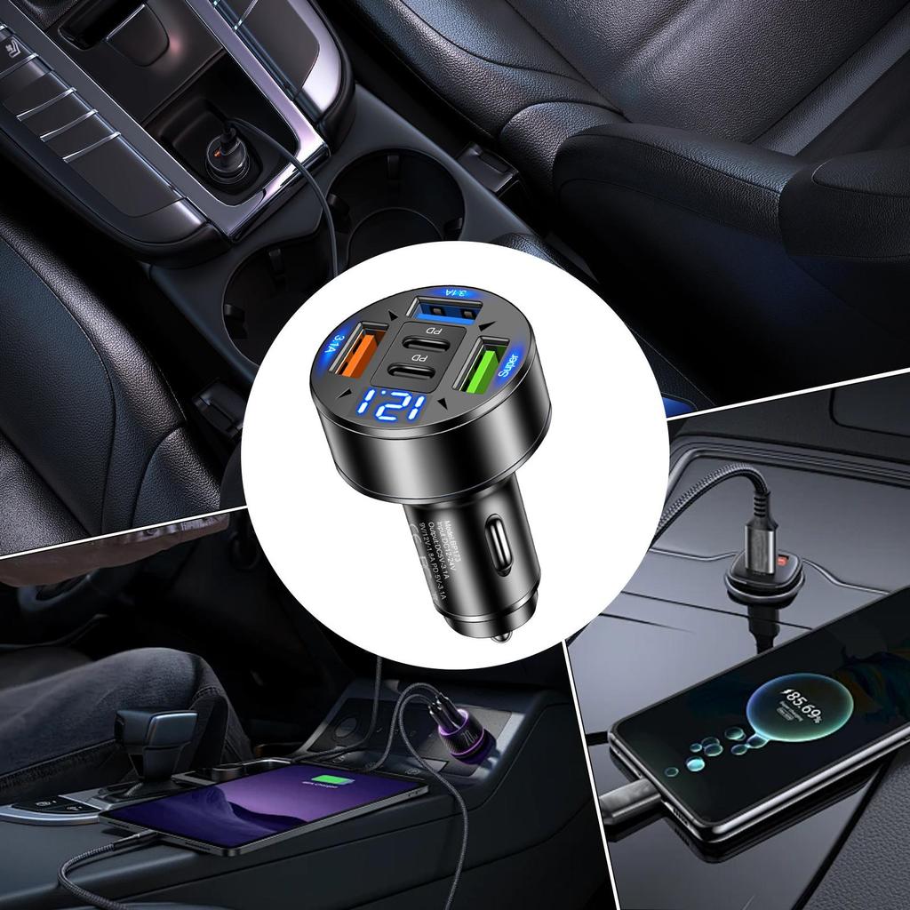 Car Phone Charger Type C Pd Super Fast Charging Mobile Phone Socket Adapter in Car Type C Pd Super Fast Charging Mobile Phone
