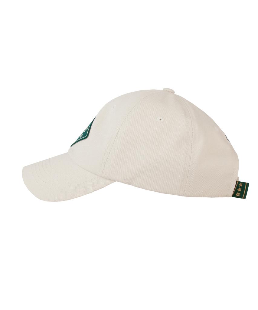 Seleodeilejeokeulleob Signature Ball Cap - Ivory & Green Patch