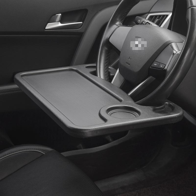 Portable Car Laptop Desk & Steering Wheel Table: Multifunctional In-Car Dining & Tablet Stand
