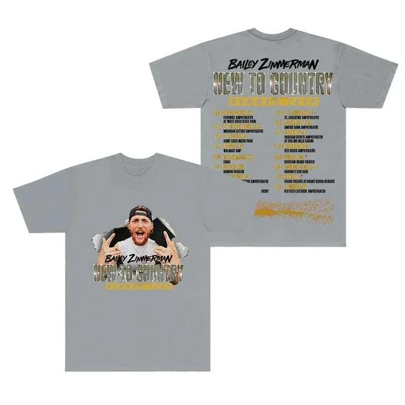 

Bailey ZimmerUnisex Country Summer Tour Unisex Round Neck Short Sleeve Cosplay Merch TShirt 4XL