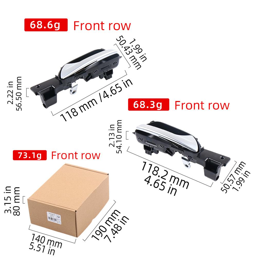 For Mercedes ML W166 GL W166 2012-2015 OE 1667600561 1667600661 Car Front/Rear Left/Right Inner Door Handle Buckle Replacement