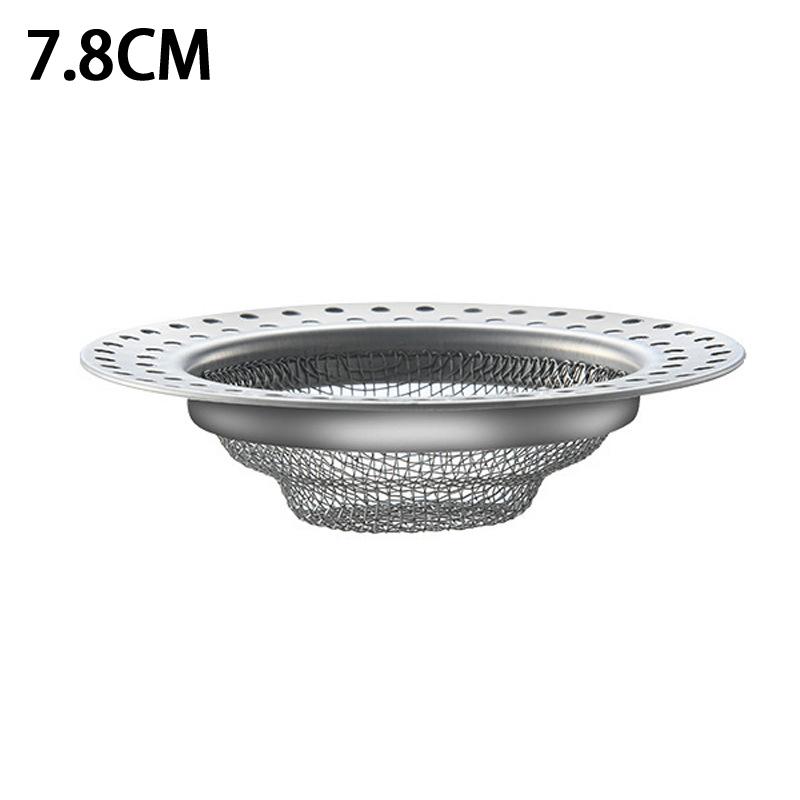 Sink Drain Mesh Filter Stainless Steel Disposable Collector Food Scrap Strainer for Kitchen Basins Suitable for Home Cleaning