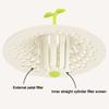 Anti-blocking Basket Sink Drain Strainer Press Automatic Dumping Basket  for Kitchen Sink