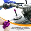 2PCS Breather Hose Gas Fuel Tank Cap, Gas Can Vent, CNC One Way Tank Valve Vent Tube with Aluminum Breather Valve, Fuel Cap Hose Tube for ATV CRF YZF
