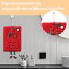 Christmas Hand Towel Hangable Thick Coral Fleece Towel Kitchen Absorbent Quick-Drying Rag Cartoon Hand Towel