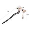 Chinese Style Hair Stick Hairpin Wooden Retro Ethnic Style Flower Hairpin for Hair DIY Accessory Hair Styling