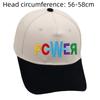 Unisex Retro Power Truck Driver Hat Color Blocked Embroidery Baseball Cap Popular Colour Female Lady Girl
