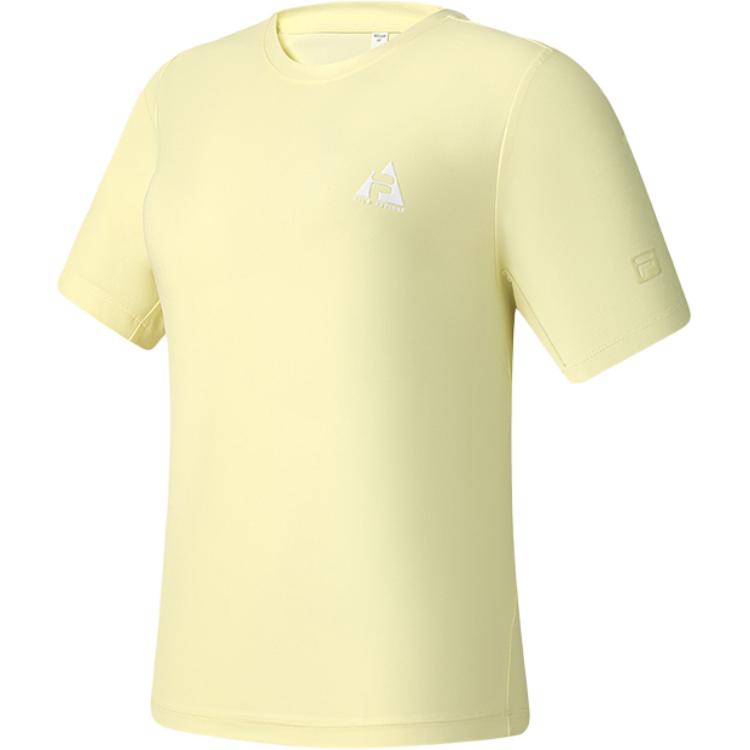 

New FILA EXPLORER T Shirt Women s Tender Shoot Yellow YE A11W527102F-YE L