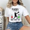 Padel Top Tees Wounisex Grunge Graphic Punk Kawaii University Breathable Top Tees Anime Trendy Comfortable Punk 2000s Digital