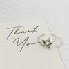 Korean Style Retro Intertwined Star Geometric Finger Ring for Women