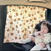 1pcs Suction Cup Curtain In The Car Window Sunshade Cover Cartoon Side Window Sunshade UV Protection for Kid Baby Children