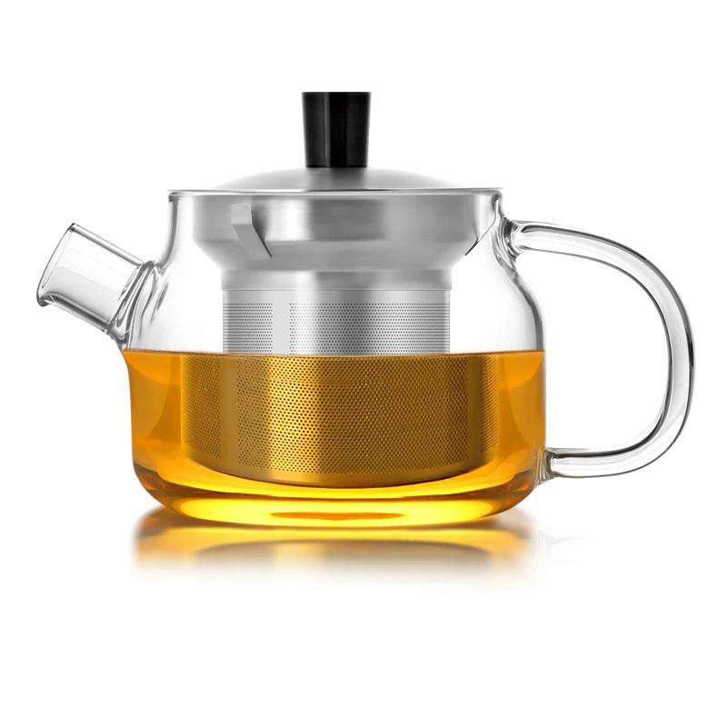 SAMADOYO-Heat-Resistant Glass Teapot, Teapot, Tea Water Separation and Filtration, Household Large Capacity Tea Maker