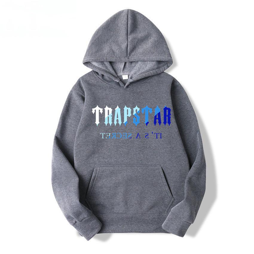 TRAPSTAR Men's Sportswear: Warm 18-Color Hooded Sweatshirt & Pants Set