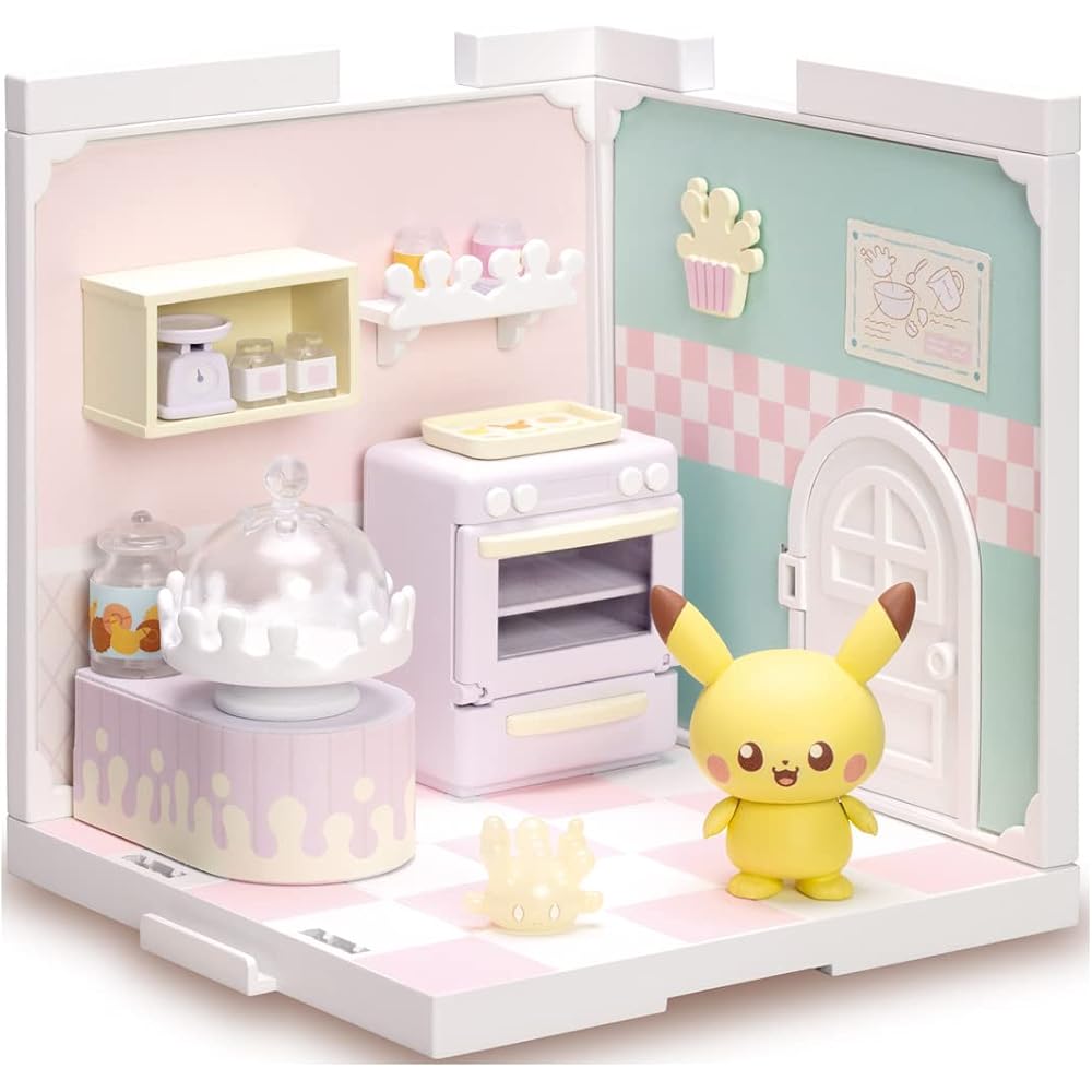 TAKARA TOMY (TAKARA TOMY) Pokemon Pokepiecehouse Kitchen Mahomil & Pikachu