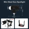 Motorcycle LED Headlight Spotlight Projector Lens Dual Color Super Bright Driving Light Auxiliary Lamp Moto Scooters Accessories