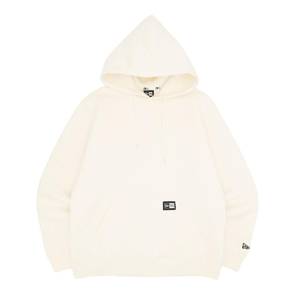 New Era PARKER Tech Sweat Pullover Hoodie Box Logo 14514579 NER32A7337 Cream XL Unisex