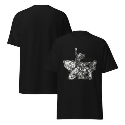 Undead Sidecar Rider Biker T-Shirt Design T-shirt