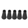 5PCS Rubber Archery Arrow Tips 8mm/0.31in Inner Diameter Training Arrow Points  for Wood Arrows