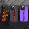 Katana Phone Case For iPhone 17,16,15,14,13,12,11 Plus,Pro Max,XS,Colored Silver Phone Case