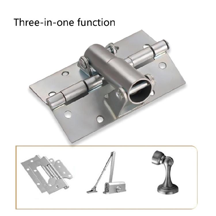 2Pieces Portable Spring Hinges for Indoor Door with Automatic Closing and 90 Degree Stop Easy Installion Deisigns