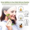 Jade Roller for Face In Professional Salon Quality Jade Face Roller Face Massager for Wrinkles, Fine Lines Under Eyes & Puffiness Anti Aging Jade