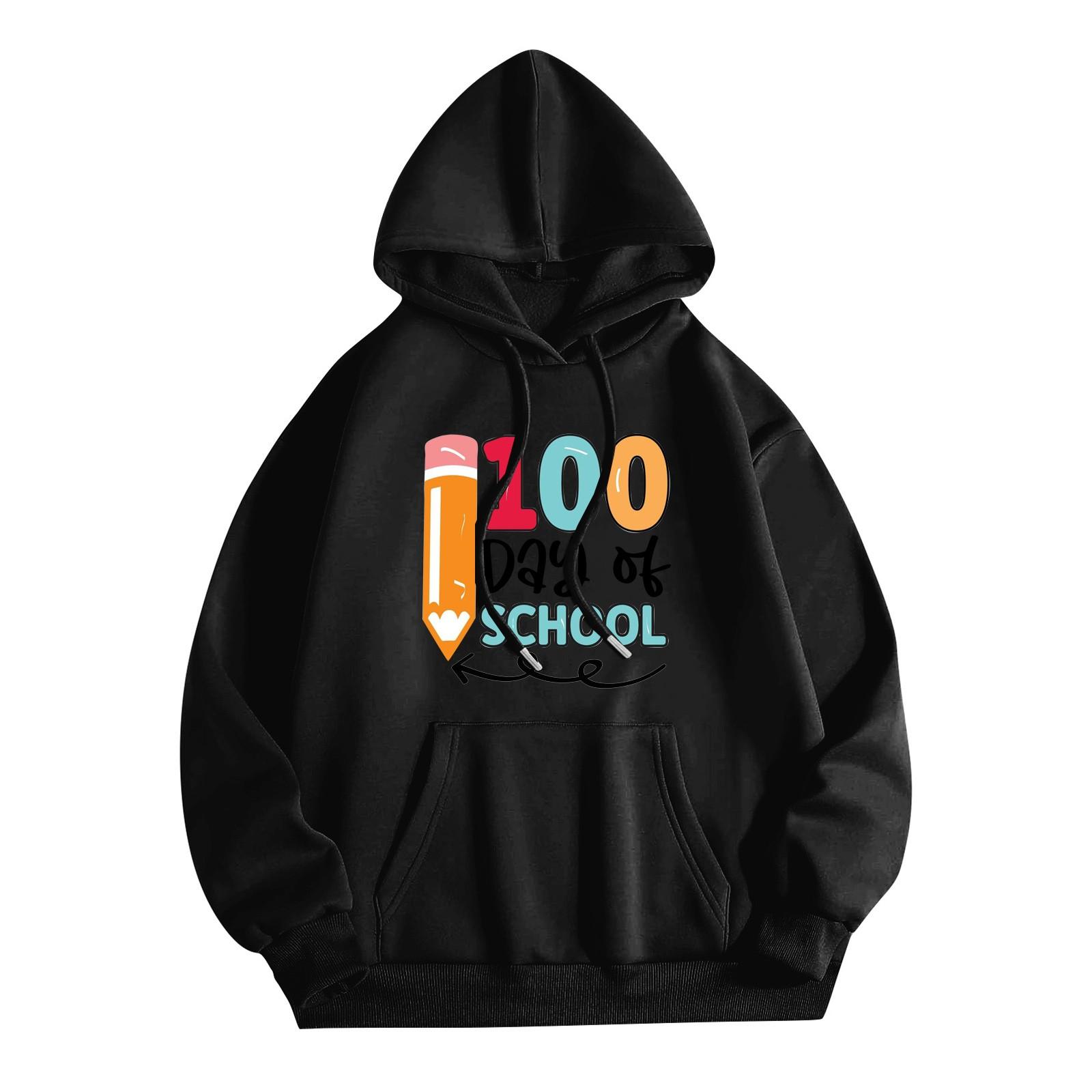 

Женская толстовка с капюшоном и круглым вырезом, длинными рукавами и цветочным принтом M чёрный