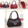 Elegant Pure Color Handbag For Women With Soft Pu Leather And Classic Design