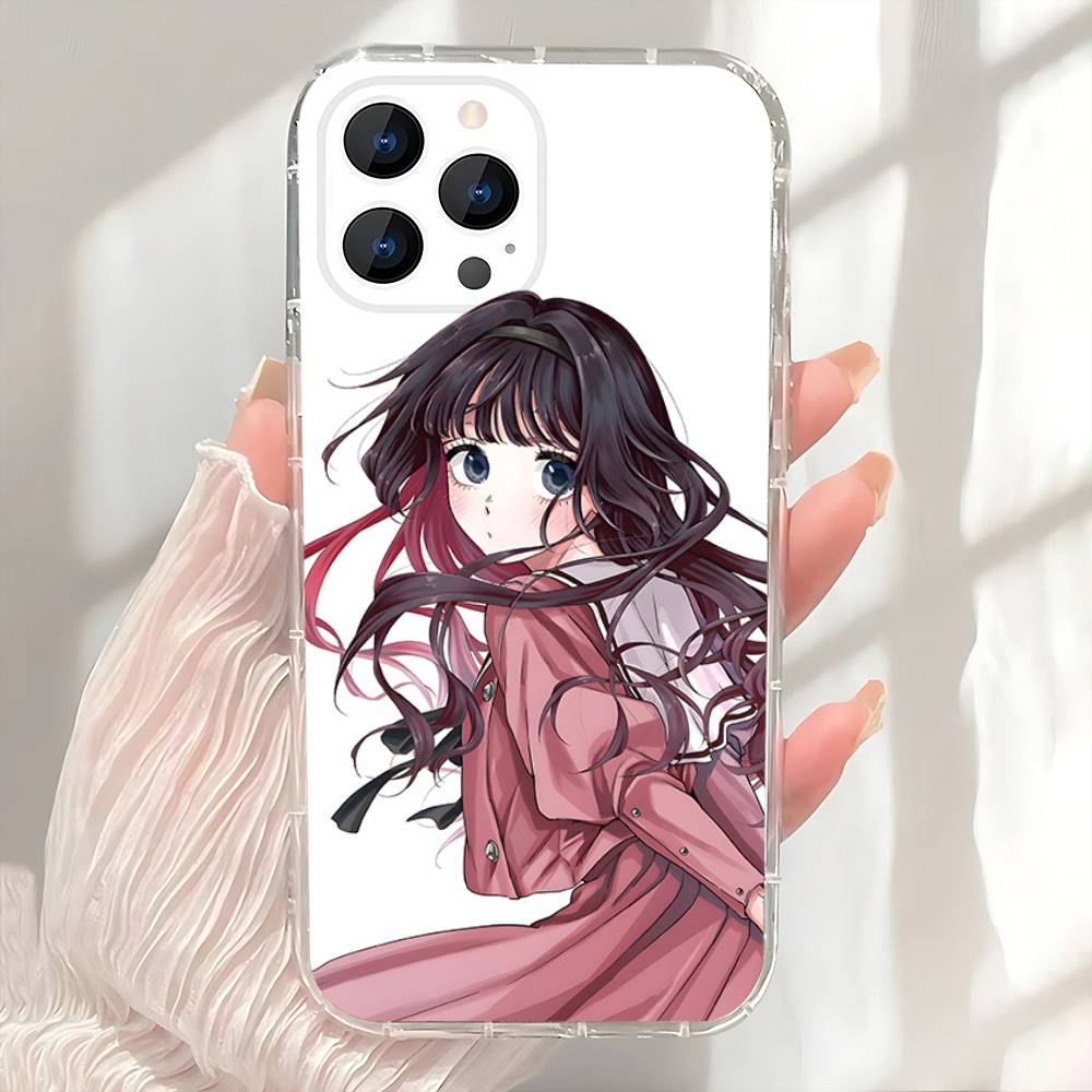 Kaoru Hana Wa Rin To Saku Phone Case For iPhone 17,16,15,14,13,12,11 Pro,Max,Plus,X,XS,XR,SE4,E Mini Transparent Soft Cover