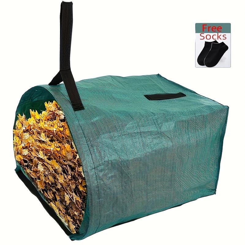 Yard Dustpan-Type Collecting Leaves Bags - Garden Deciduous Bag 52.83gal - 1/2pcs Yard Waste Bags - Garden Leaves Debris Garbage Bag