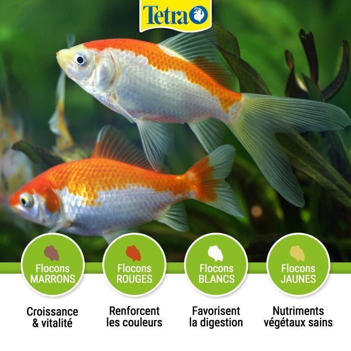 Nourriture Pour Poissons - TETRA - Pond Flakes - 1 Litre - Flocons Pour Poissons De Bassin - Junior