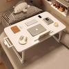 Foldable Bedside Laptop Table for Dormitory or Bay Window