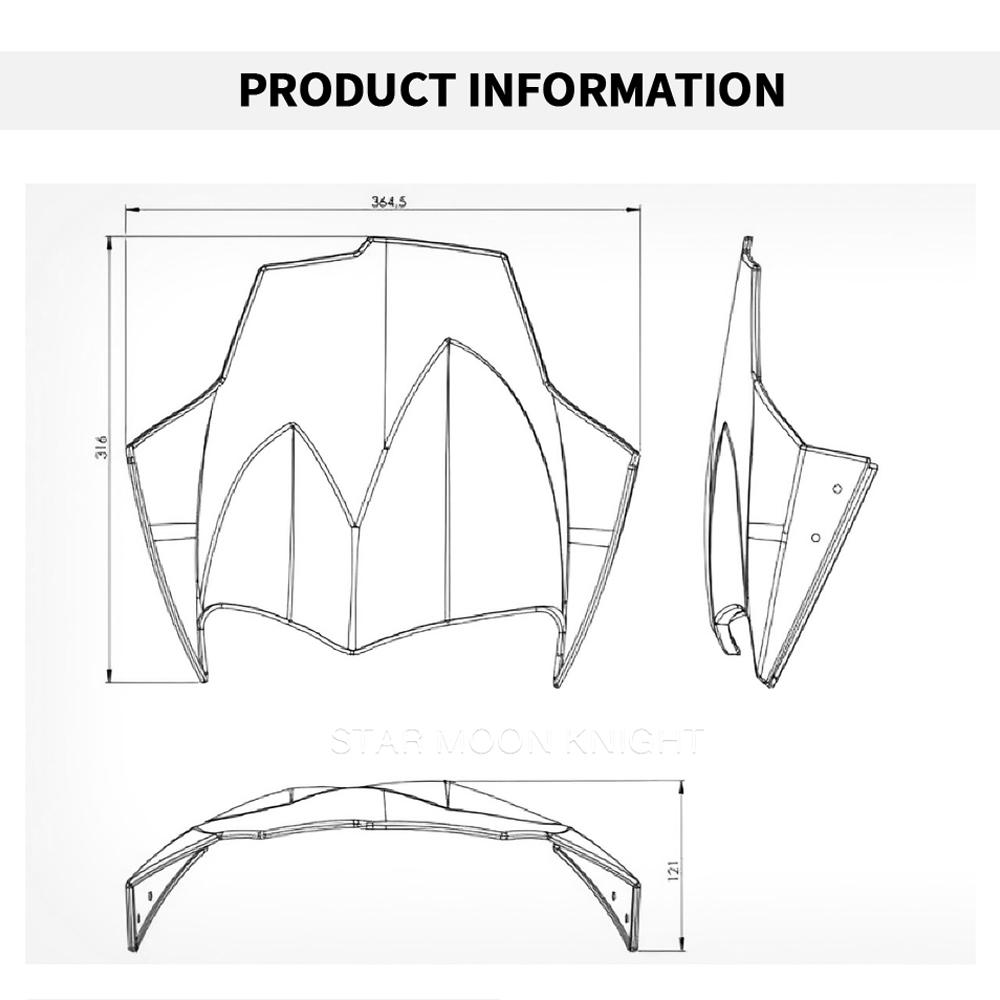 Windshield Flowjet For BMW R1200GS Adventure 1200 R 1200GS Adv -2013 Windshield Fairing Deflector Accessories