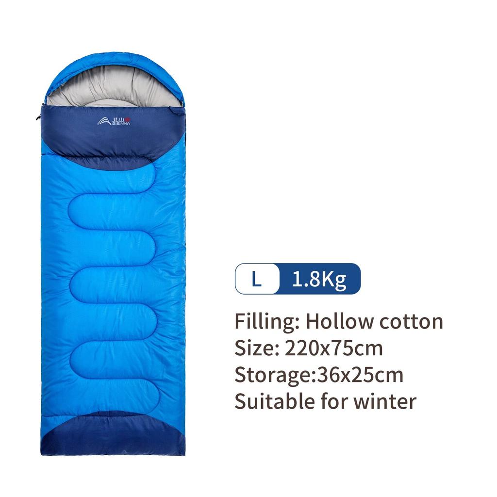 Bisinna Camping Sleeping Bag Ultralight Waterproof Winter Warm Envelope Backpacking Sleeping Bags For Outdoor Traveling Hiking
