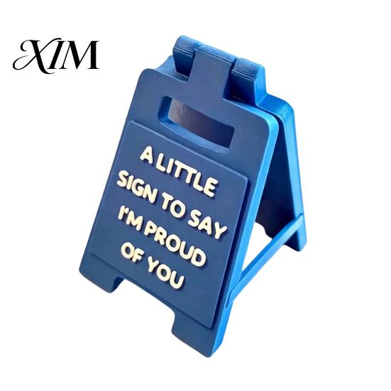 Creative Love Themed Gifts Romantic Mini Desk Sign with I You/I Miss You/I m Proud of You Text for Anniversary Valentine s Day Cute Bedroom