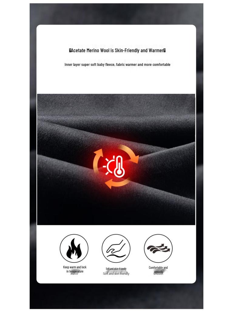 Firstview Herren Thermofleece Freizeithose