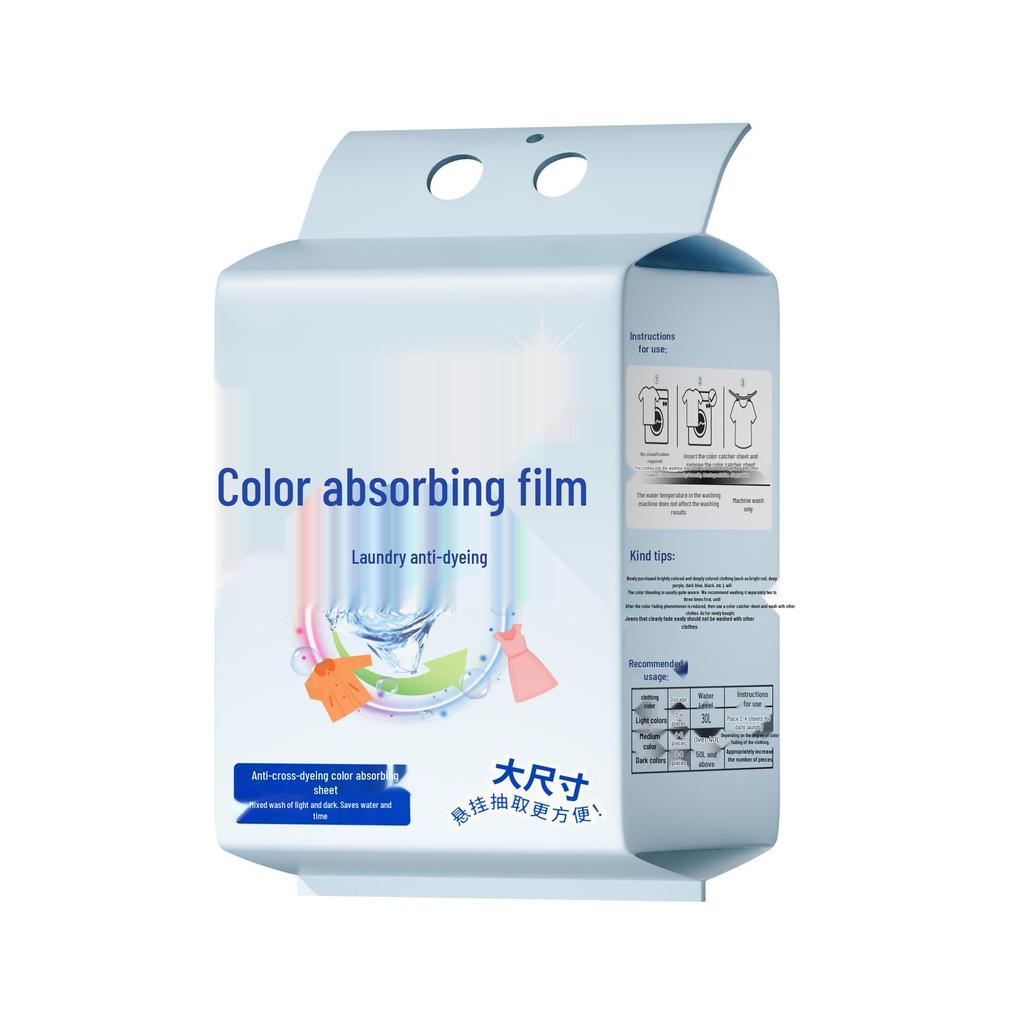 Color-Absorbing Anti-Bleed Laundry Sheet
