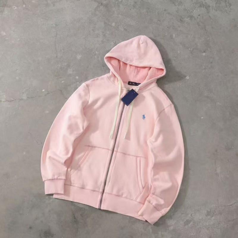 Embroidered Zip-Up Hoodie Animal Loose Fit Sweatshirt Teens