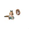 Modern Resin Princess Photo Frame Key Holder Tray Decorative Tabletop Ornament Multipurpose Storage