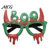 Adult Halloween Glasses Party for Kids Adults, Glitter Frame Cosplay Decoration, Funny Pumpkin Skull Ghost Bat Eyewear Accessory Favors Photo Props