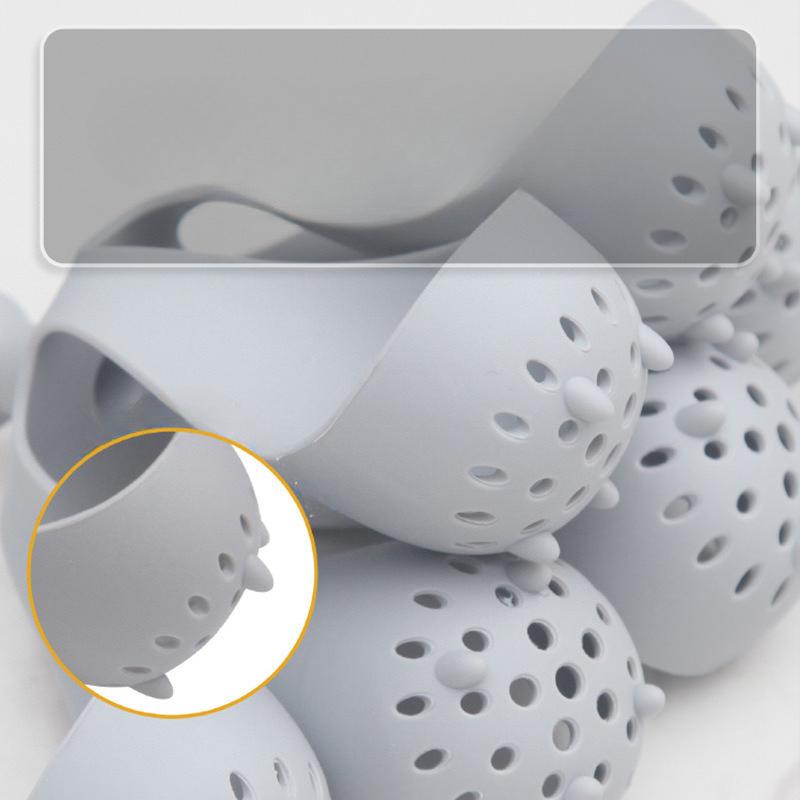 6 Pack Silicone Egg Boiler Cups For Steaming Hard Boiled Eggs Kitchen Cooking Tools And Gadgets For Home Baking KTY