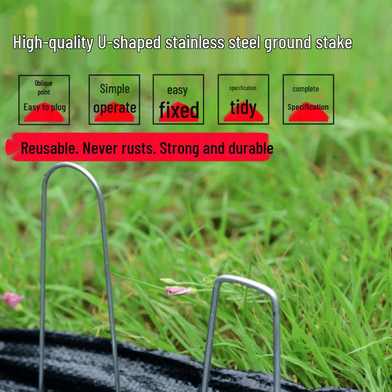 FACEMINI Galvanized Steel U-Pins