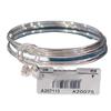 Three Lives Three Worlds Pure 9999 Sterling Silver Bracelet for Women - Young Style Gift for Girlfriend